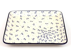 Square Platter 28 cm (11")   Damselfly