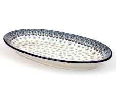 Platten Oval 45 cm   Bewölkt
