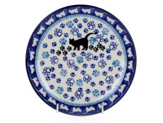 Dessert Plate 18 cm (7") Black Cat