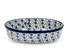 Auflaufform Oval 21 cm   Lobelia