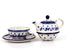 One-cup Teapot 0,6 l+0,25 l Sweet Home