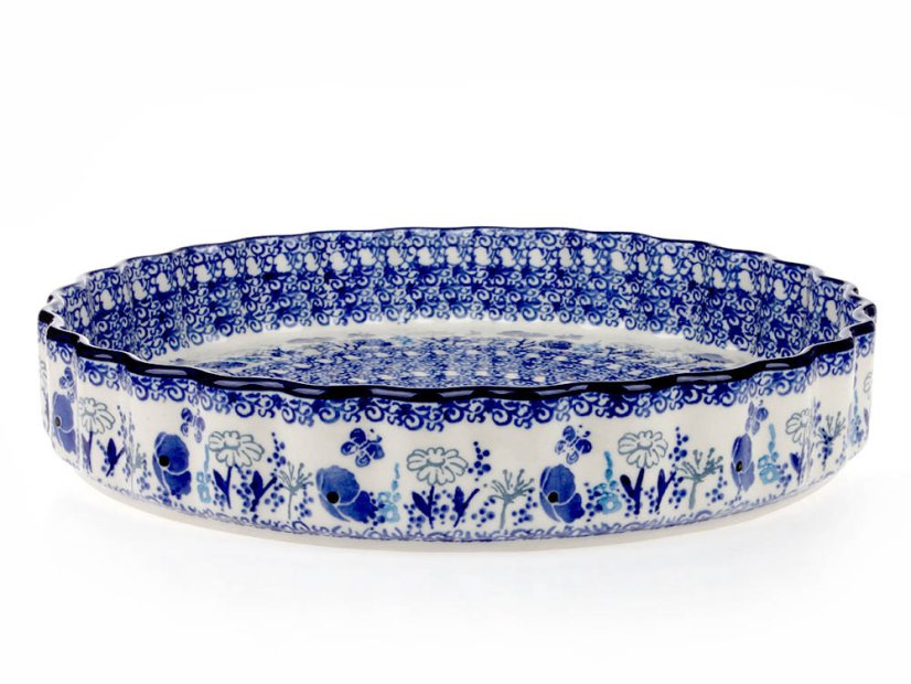 Pie Baking Dish 29 cm (11")   Blue Garden