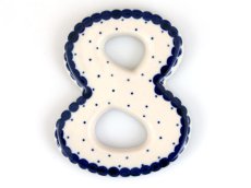 House Number "8"  10 cm (4")   Elegance