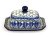 Small Butter Dish 1/8 kg   Blue Leaves