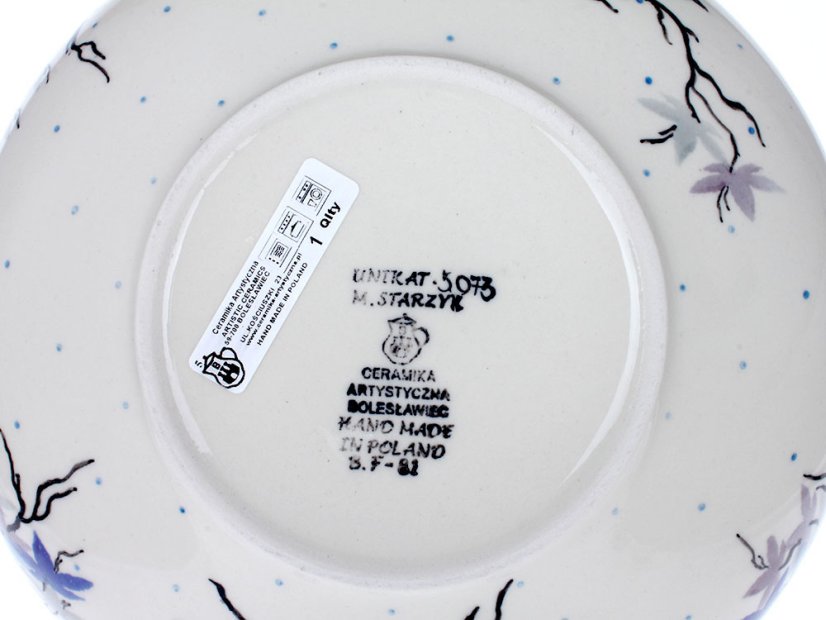 Low Bowl  22 cm (9")   Japanese Garden UNIKAT