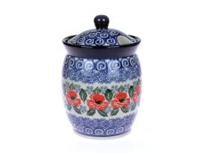 Honey jar 0,4 l (13 oz)   Poppies