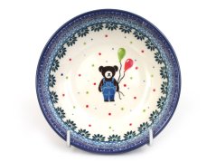 Low Bowl 13 cm (5")   Teddy Bears with Ballons UNIKAT