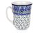 Mug ART 0,5 l (17 oz)   Blue Leaves