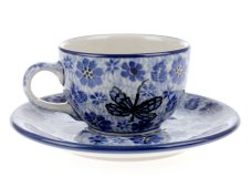 Tasse mit Untertasse 0,1 l   Libelle