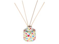 nádobka na vonný olej 8 cm   Barevná srdce  UNIKÁT