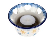 Heart Candle Holder   Snow