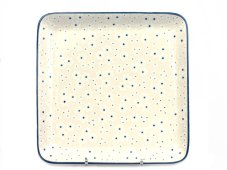 Square Platter 28 cm (11")   Snow Flowers
