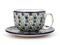 Cup with Saucer 0,35 l (13 oz) Lobelia