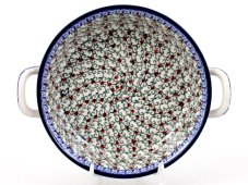 Auflaufform rund mit Henkel 25 cm   Laube