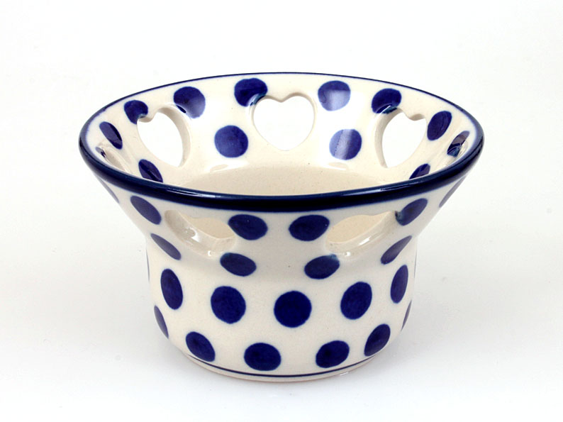 Heart Candle Holder   Dots