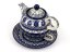One-cup Teapot 0,6 l+0,25 l   Blue Leaves