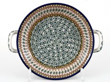 Auflaufform rund mit Henkel 25 cm Indian Sommer