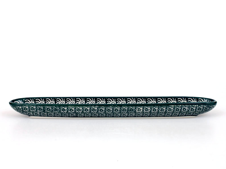 miska na olivy větší 31 cm   Aztécké slunce zelené