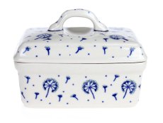 Square Butter Dish Dandelions