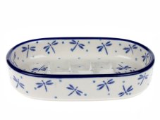 Seifenschale oval 14 cm Libellen