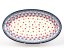 Platten Oval 45 cm   Kleine Rote