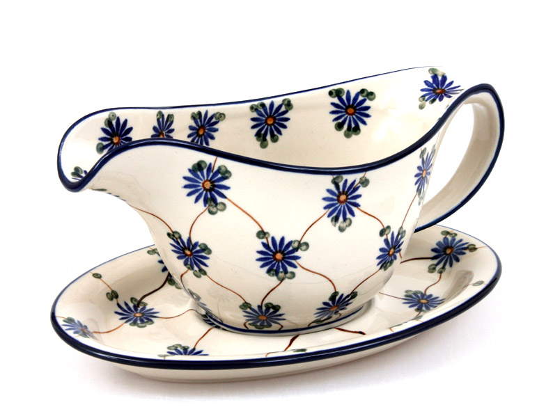Sauce Boat with Saucer   Lattice