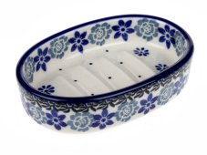 Seifenschale oval 11 cm   Gefrorene Wiese