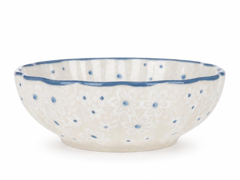 miska vlnitá 12 cm   Sněhové květy