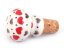 Round Cork   Red Hearts