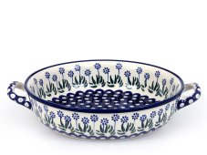 zapékací miska kulatá s uchy 27 cm   Sedmikrásky