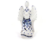Candle Holder Angel  22 cm (9")   Frozen Meadow