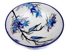 Low Bowl 17 cm (7") Japanese Garden UNIKAT