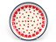 Small Dessert Plate 16 cm (6")   Red Hearts
