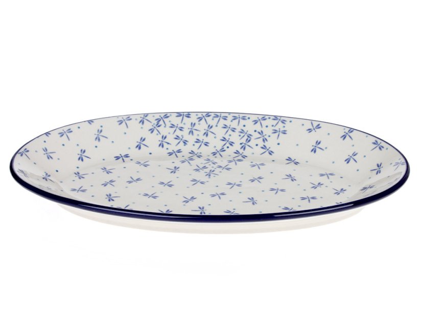 Oval Platter 37 cm (15")   Damselfly