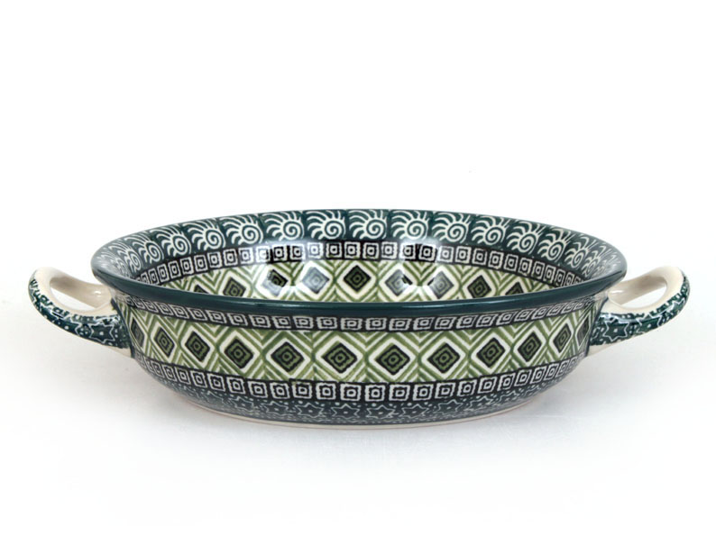 Round Baking Dish 21 cm (8")   Aztec Sun green