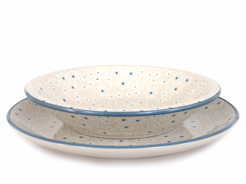 Soup Plate 21 cm (8")   Snow Flowers