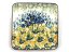 Square Platter 28 cm (11")   Iris UNIKAT