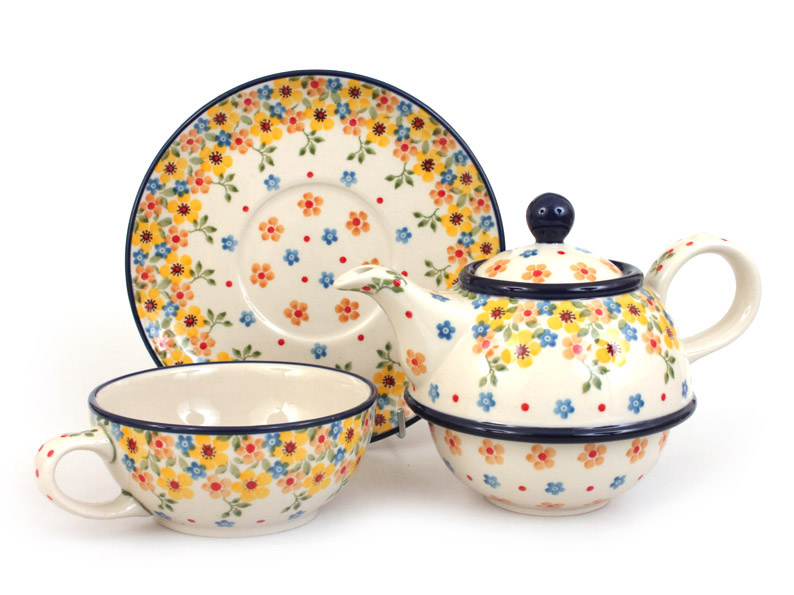 One-cup Teapot 0,6 l+0,25 l   Spring